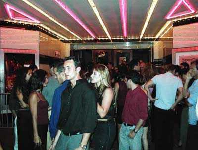 outside the club